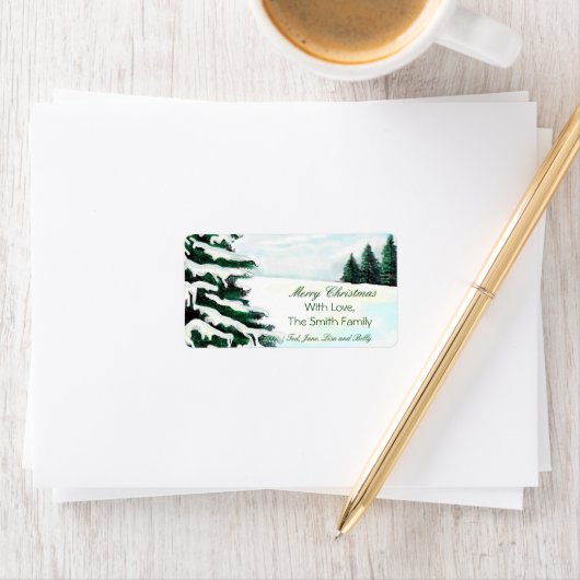 クリスマスラベル ラベル (インサイチュ)