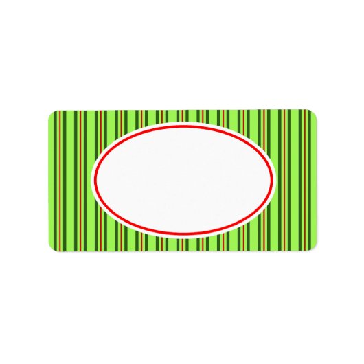 クリスマスラベル ラベル (正面)