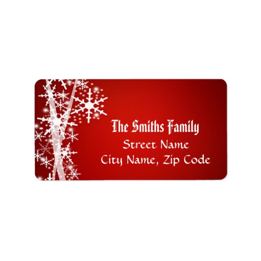 クリスマスラベル ラベル (正面)