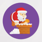 クリスマスラベル ラベル (デザイン1)