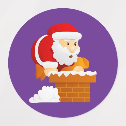 クリスマスラベル ラベル (デザイン1)