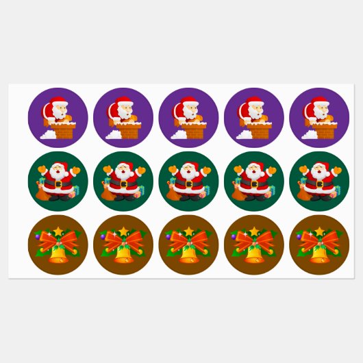 クリスマスラベル ラベル (シート)