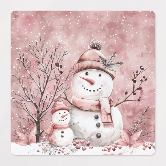 クリスマスラベル ラベル (デザイン1)