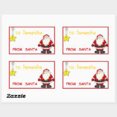 クリスマスラベル 長方形シール (シート)