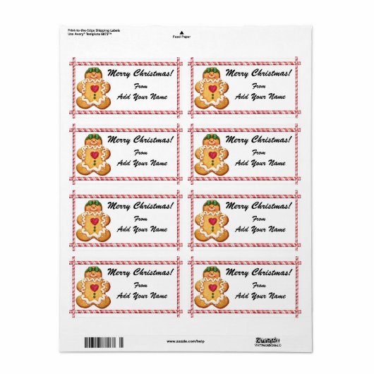 クリスマスラベル – SRF ラベル (フルシート)