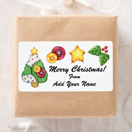 クリスマスラベル – SRF ラベル (インサイチュ)