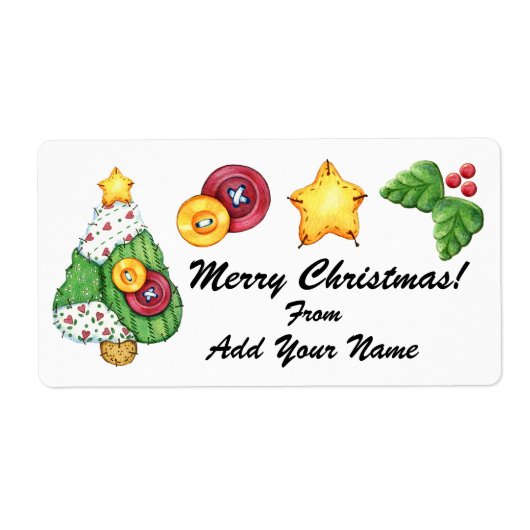 クリスマスラベル – SRF ラベル (正面)