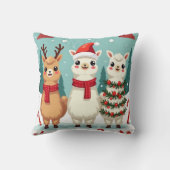 クリスマスラマスパレード クッション (裏面)