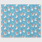 クリスマスラマスラッピング紙 ラッピングペーパー (フラット)