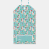 クリスマスラマス ギフトタグ (裏面)