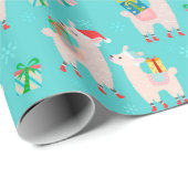 クリスマスラマス ラッピングペーパー (ロールコーナー)