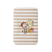 クリスマスラマバスマット バスマット (正面縦)