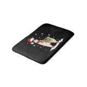 クリスマスラマ – アルパカクリスマス バスマット (アングル)