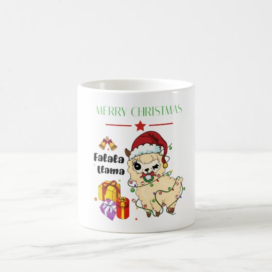 クリスマスラマ コーヒーマグ コーヒーマグカップ (中央)