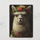 クリスマスラマ シーズンカード (正面/裏面)