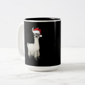 クリスマスラマ ツートーンマグカップ (正面左)