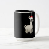クリスマスラマ ツートーンマグカップ (正面右)