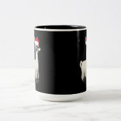 クリスマスラマ ツートーンマグカップ (中央)