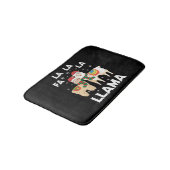 クリスマスラマ バスマット (アングル)