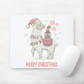 クリスマスラマ マウスパッド (マウス)
