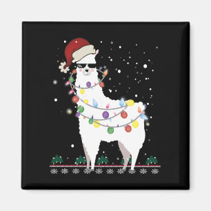 クリスマスラマ マグネット