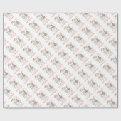 クリスマスラマ ラッピングペーパー (フラット)