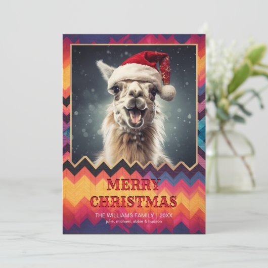 クリスマスラマ 招待状 (スタンド正面)