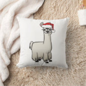 クリスマスラマTシャツ装飾用クッション クッション (ブランケット)