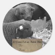 クリスマスラムズラベル