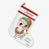 クリスマスラムラージクリスマスストッキング ラージクリスマスストッキング (正面 (吊り時))