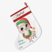 クリスマスラムラージクリスマスストッキング ラージクリスマスストッキング (裏面 (吊り時))