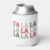 クリスマスラララホリデークリスマス おもしろい 缶クーラー (缶正面)