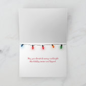 クリスマスランタンと音楽 シーズンカード (内部)