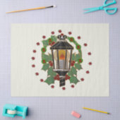 クリスマスランタンステイングラスアールデコ 薄葉紙 (クラフト)