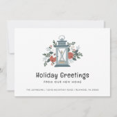 クリスマスランタンホリデーグリーティングニューホーム 案内状 (正面)