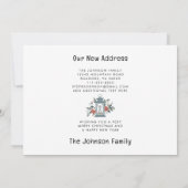 クリスマスランタンホリデーグリーティングニューホーム 案内状 (裏面)