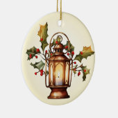 クリスマスランタン セラミックオーナメント (右)