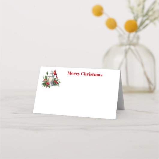 クリスマスランタン プレイスカード (正面)