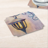 クリスマスランタン ペーパーコースター (アングル)