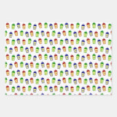 クリスマスランタン ラッピングペーパーシート (正面3)