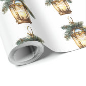 クリスマスランタン ラッピングペーパー (ロールコーナー)