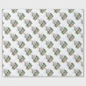 クリスマスランタン ラッピングペーパー (フラット)