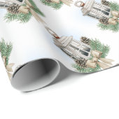 クリスマスランタン ラッピングペーパー (ロールコーナー)