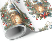 クリスマスランタン ラッピングペーパー (ロールコーナー)