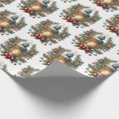 クリスマスランタン ラッピングペーパー (角)