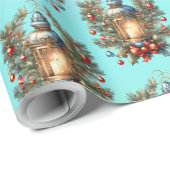 クリスマスランタン ラッピングペーパー (ロールコーナー)