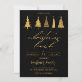 クリスマスランチ招待状クリスマスブランチ 招待状 (正面)