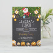 クリスマスランチ招待状クリスマスブランチ 招待状 (スタンド正面)