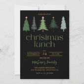 クリスマスランチ招待状クリスマスブランチ 招待状 (正面)