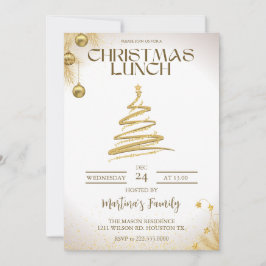 クリスマスランチ招待状クリスマスブランチ 招待状